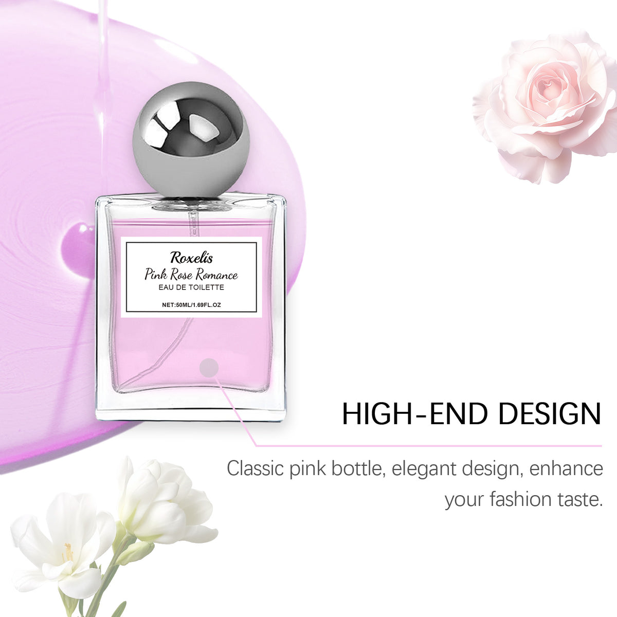 Parfum Rose Pink Rose Charm Roxelis – Sillage Floral