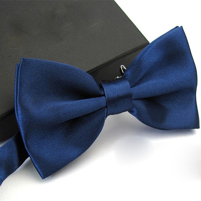 Fliege für Herren aus Satin – verstellbare Schleife für Hochzeit & Abendveranstaltungen
