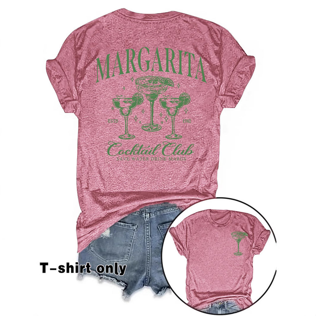 T-shirt femme Margarita Cocktail Club à manches courtes