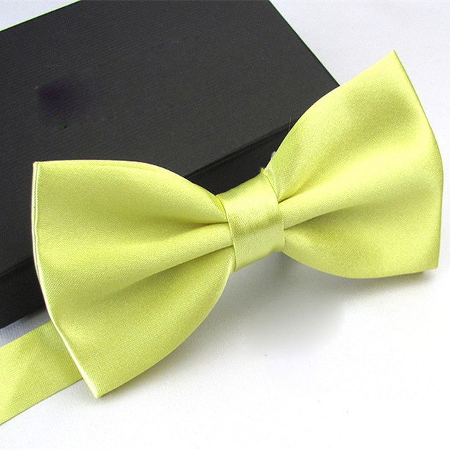 Fliege für Herren aus Satin – verstellbare Schleife für Hochzeit & Abendveranstaltungen