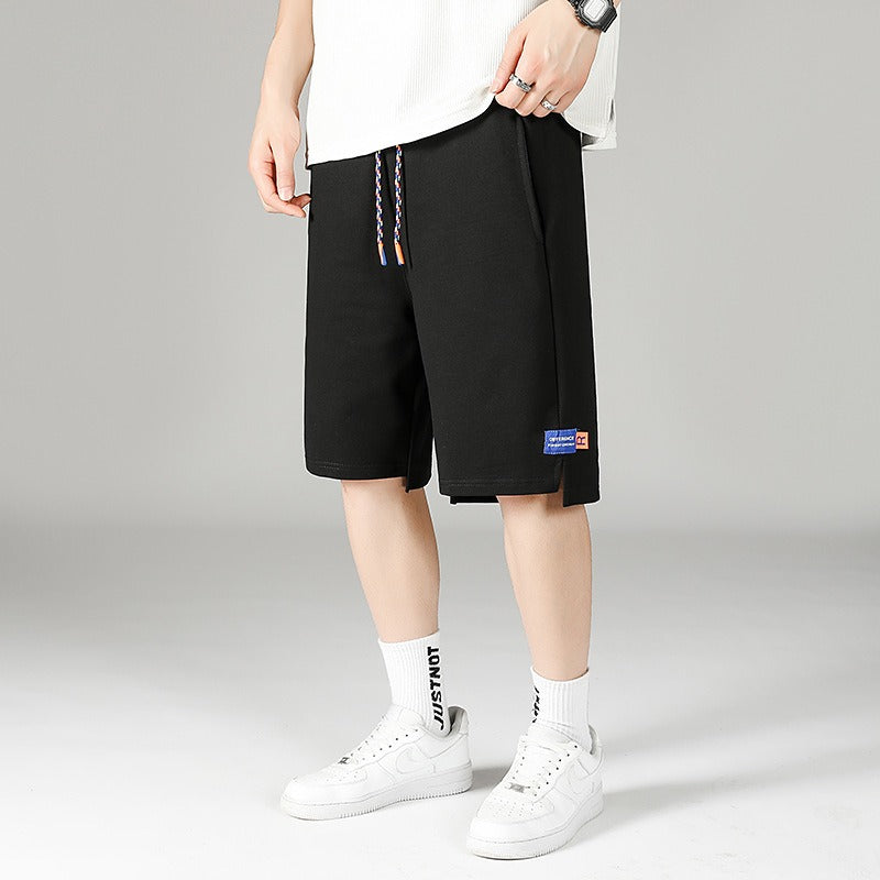 Bermuda homme casual à cordon de serrage