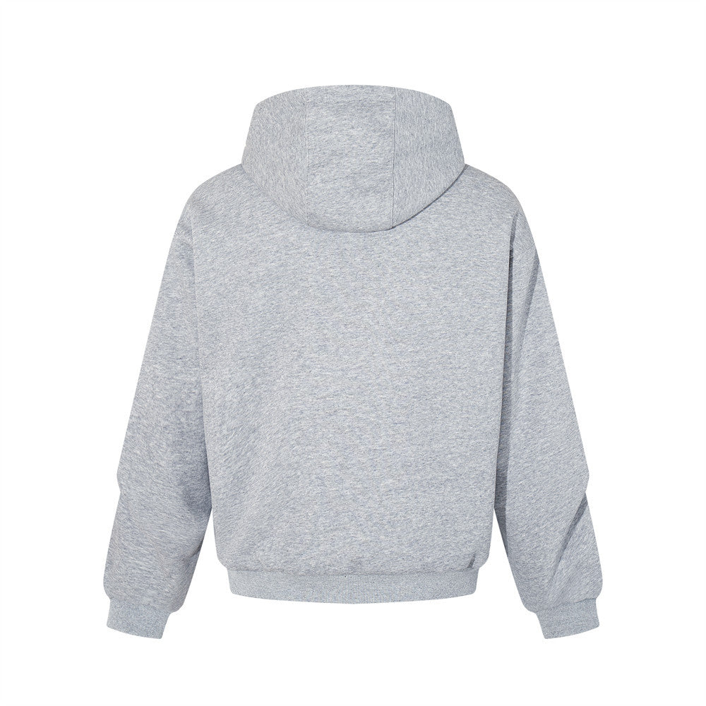 Veste homme à capuche et zip double curseur – Coupe ample