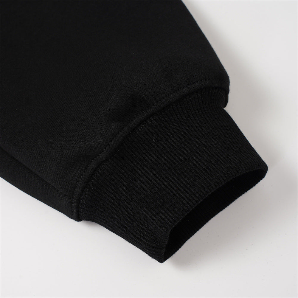 Sweat à capuche homme ample à oiseaux brodés