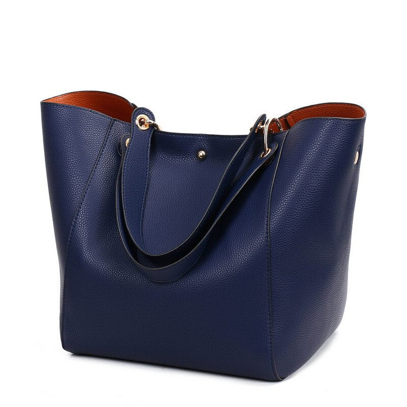 Women's Large Capacity Handbag – Korean Style Multi-Wear Shoulder Bag