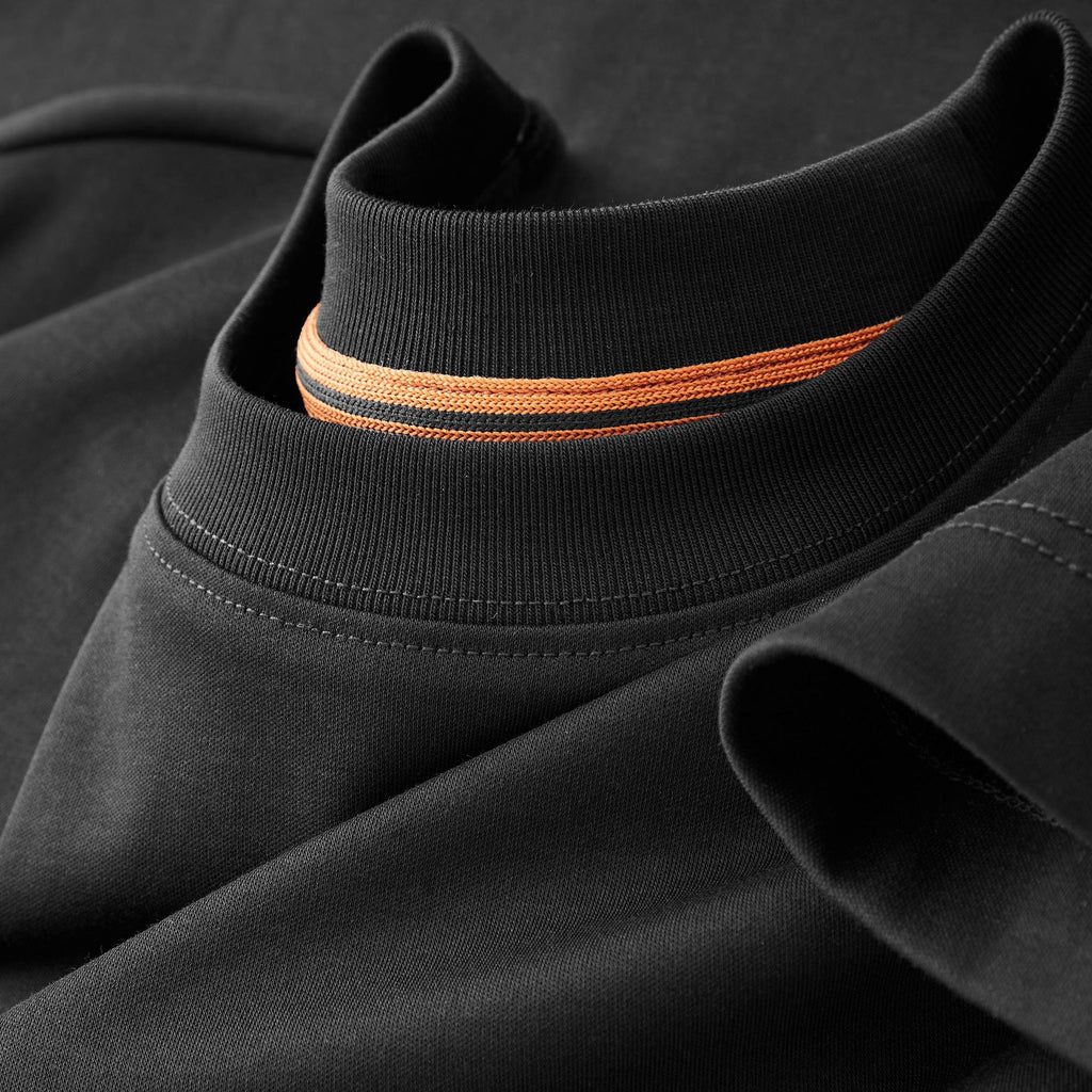 T-Shirt Col Rond Manches Courtes Homme – Uni, Coupe Ajustée