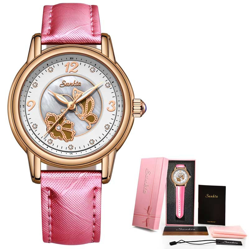 Lige – Montre Céramique Femme Élégante Waterproof