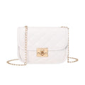 Bestickte quadratische Mini-Tasche Damen – Trendige Kettentasche