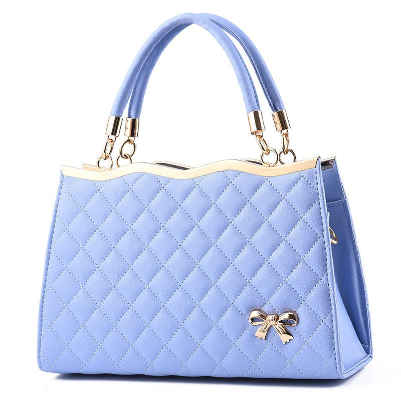 Large Women's Embroidered Quilted Handbag – Spring Crossbody Shoulder Bag