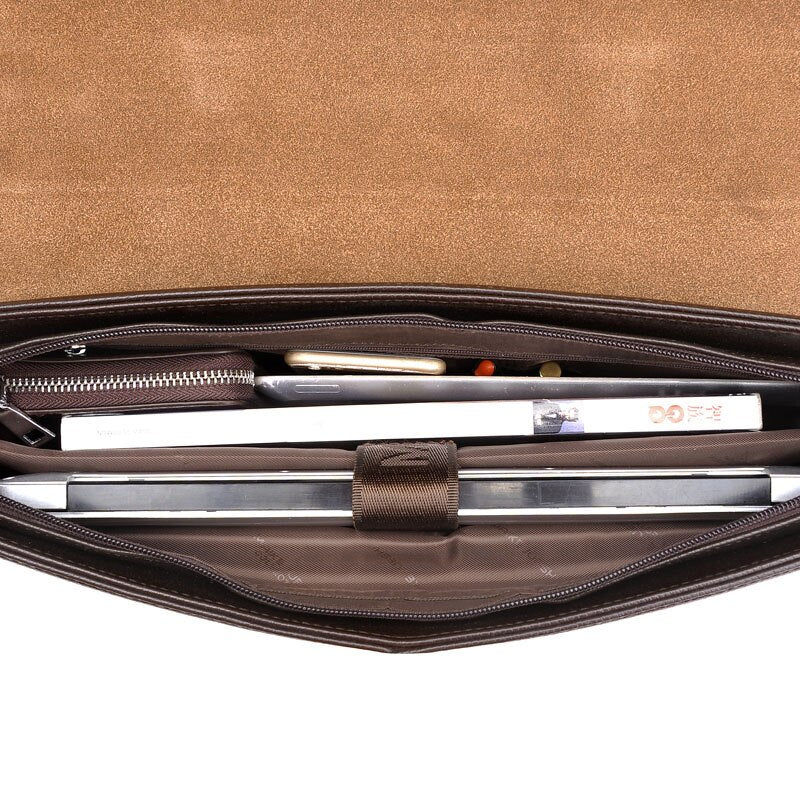 Sac Homme Business WEIXIER Effet Cuir – Porté Main ou Épaule
