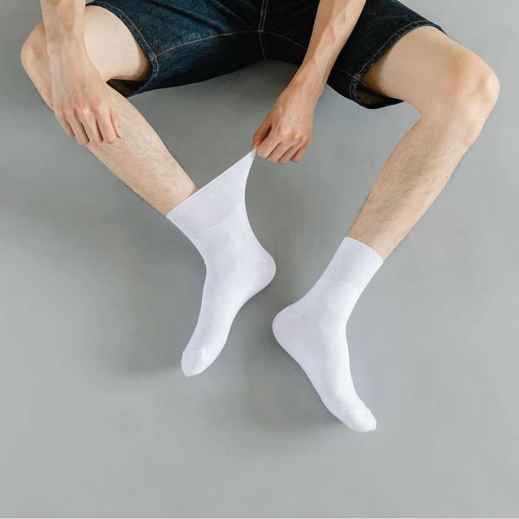 Chaussettes fines homme à bord large – 1 paire, taille 38–46