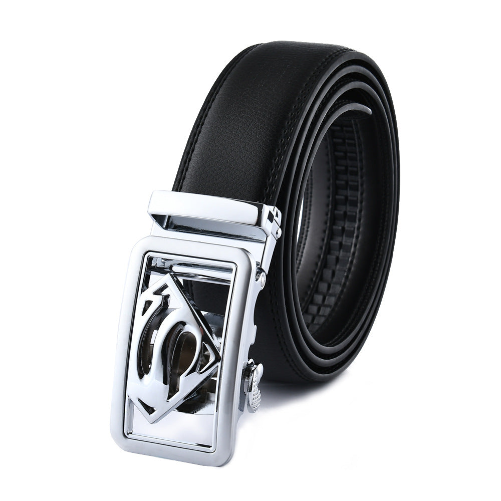 Ceinture homme en cuir à boucle automatique