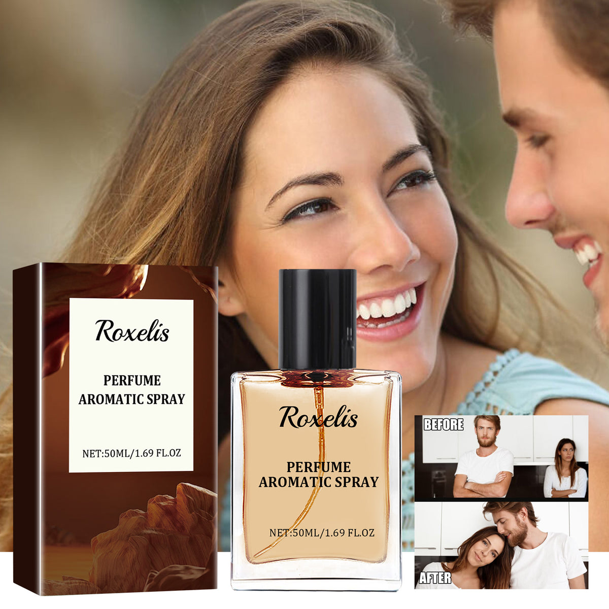 Parfum homme Roxelis – Spray aromatique 50 ml