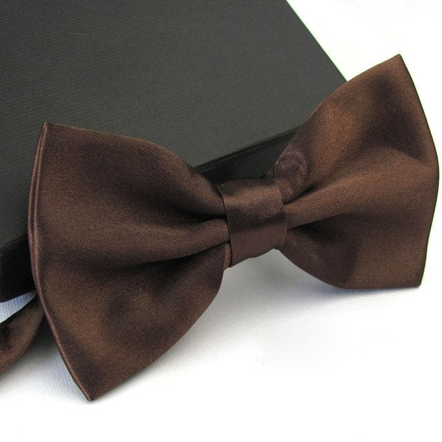 Fliege für Herren aus Satin – verstellbare Schleife für Hochzeit & Abendveranstaltungen