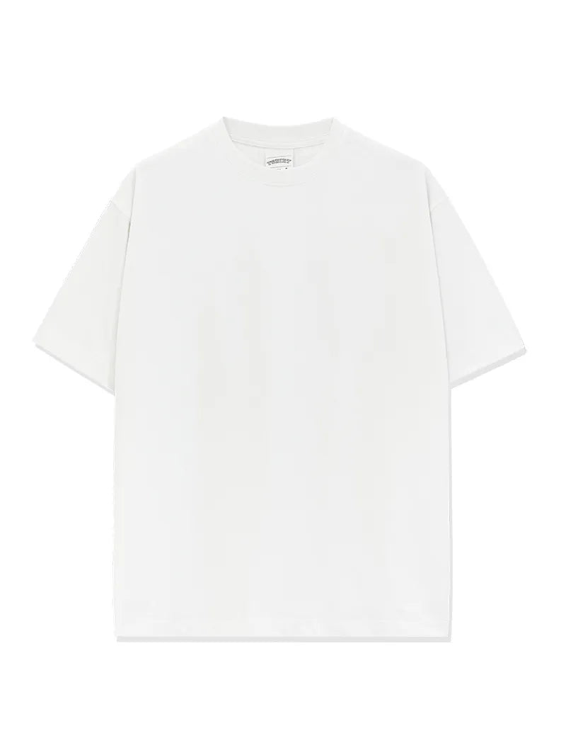 T-shirt homme oversize en coton à col rond