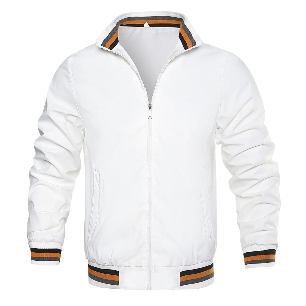 Blouson aviateur homme casual col montant zippé 5 coloris