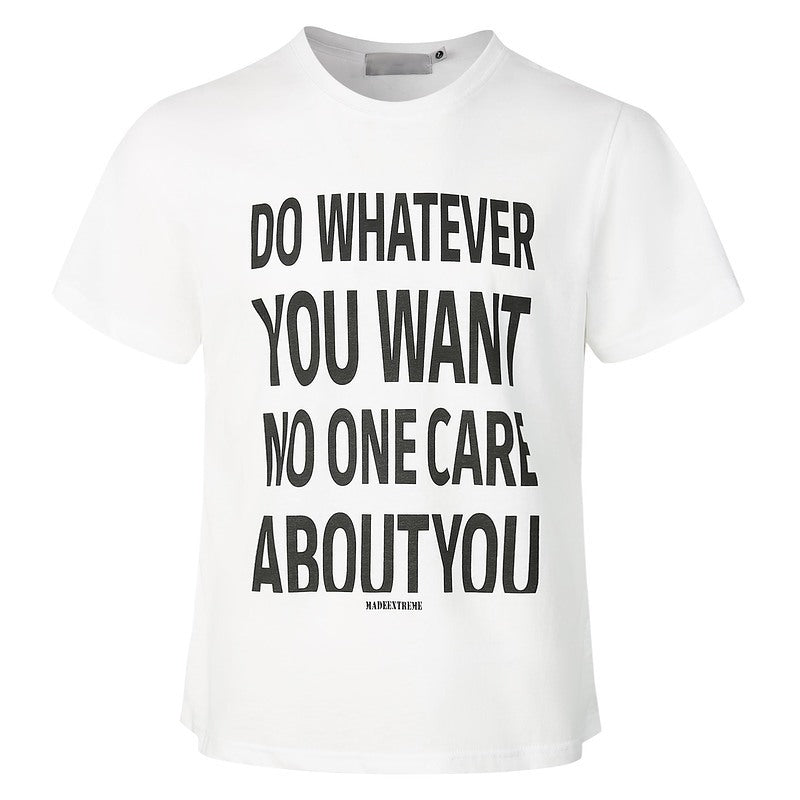 T-shirt imprimé à col rond et manches courtes