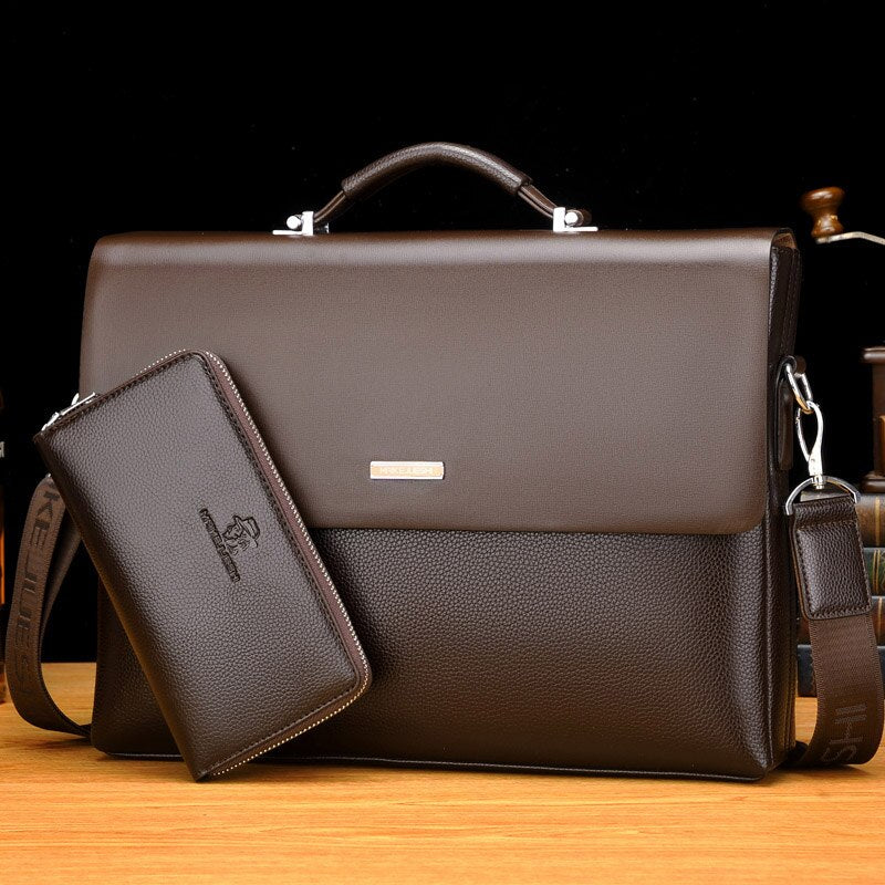 Sac Homme Business WEIXIER Effet Cuir – Porté Main ou Épaule