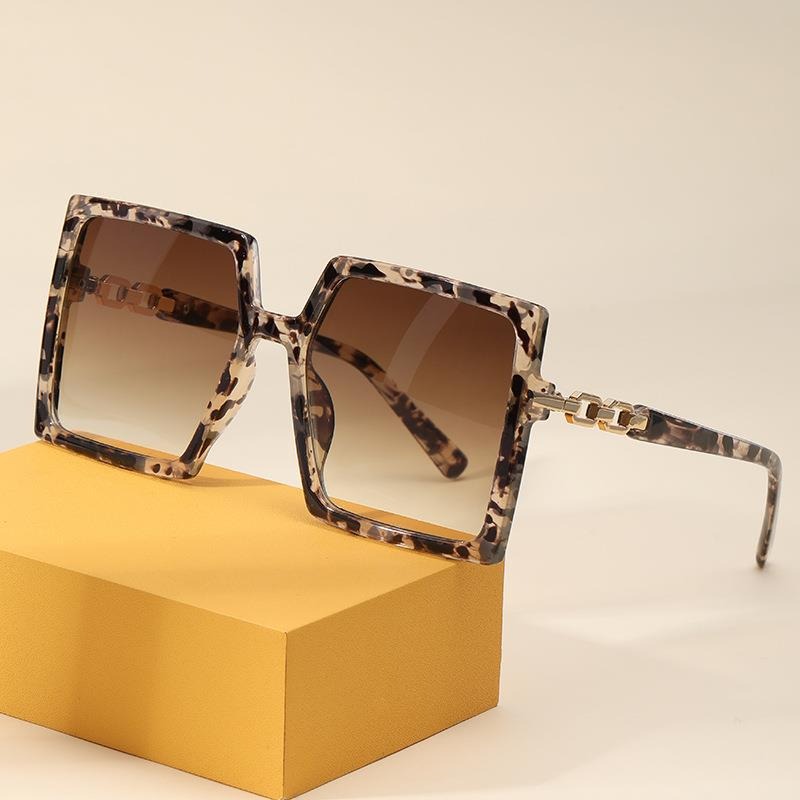 Sport-Sonnenbrille für Damen – Ketten-Rahmen, Ins-Style & Trendig