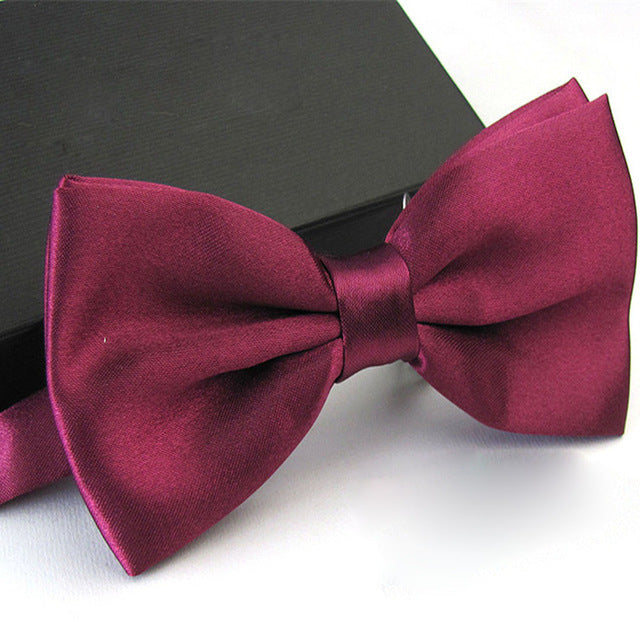 Fliege für Herren aus Satin – verstellbare Schleife für Hochzeit & Abendveranstaltungen