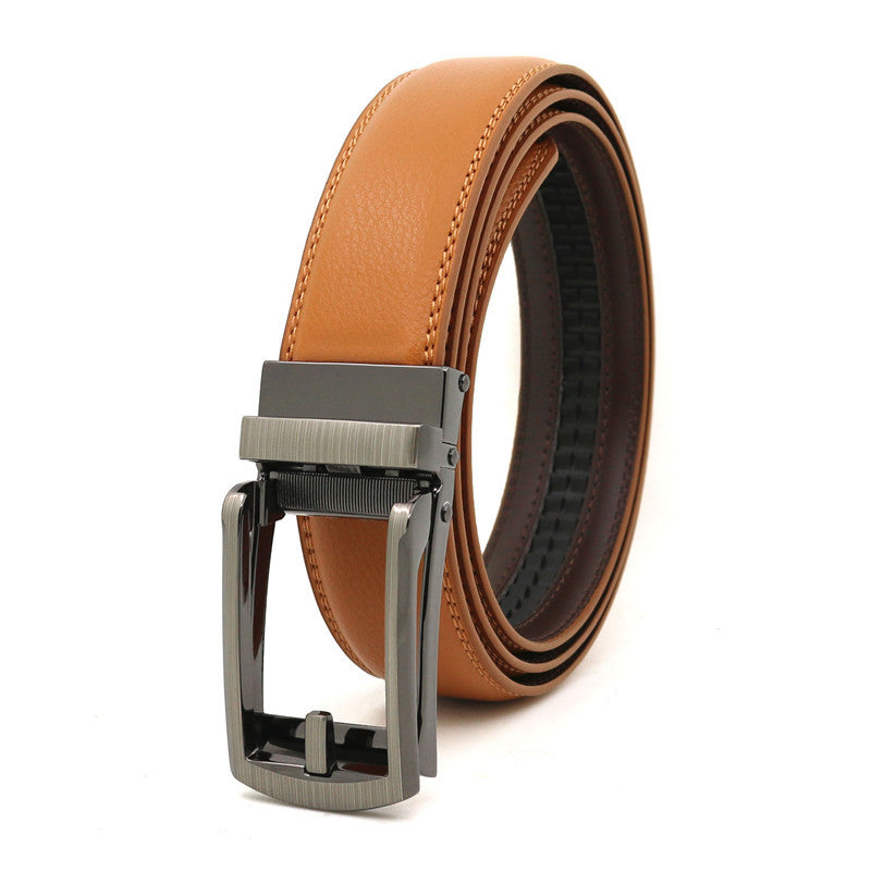 Ceinture homme en cuir à boucle automatique – 3,1 cm
