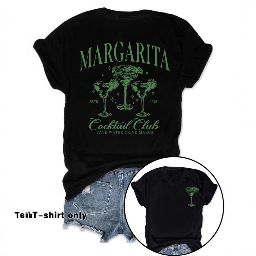 T-shirt femme Margarita Cocktail Club à manches courtes