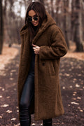 Manteau long femme à capuche – Coupe ample