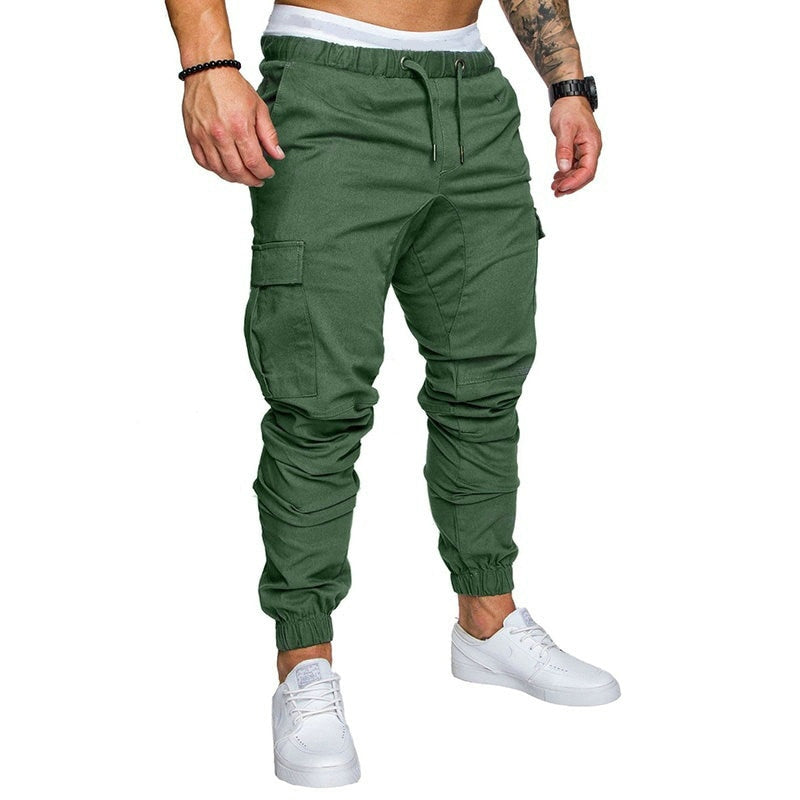 Pantalon Harem Jogger Hip Hop Homme – Multi-poches, Taille Élastique