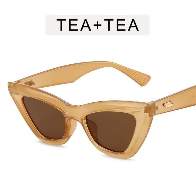 Quadratische Retro-Sonnenbrille für Damen – Vintage-Stil & UV-Schutz