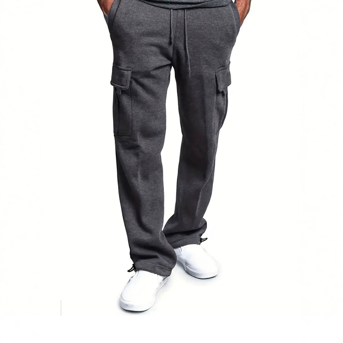 Pantalon cargo homme vintage multi-poches – Coupe fuselée, 6 coloris