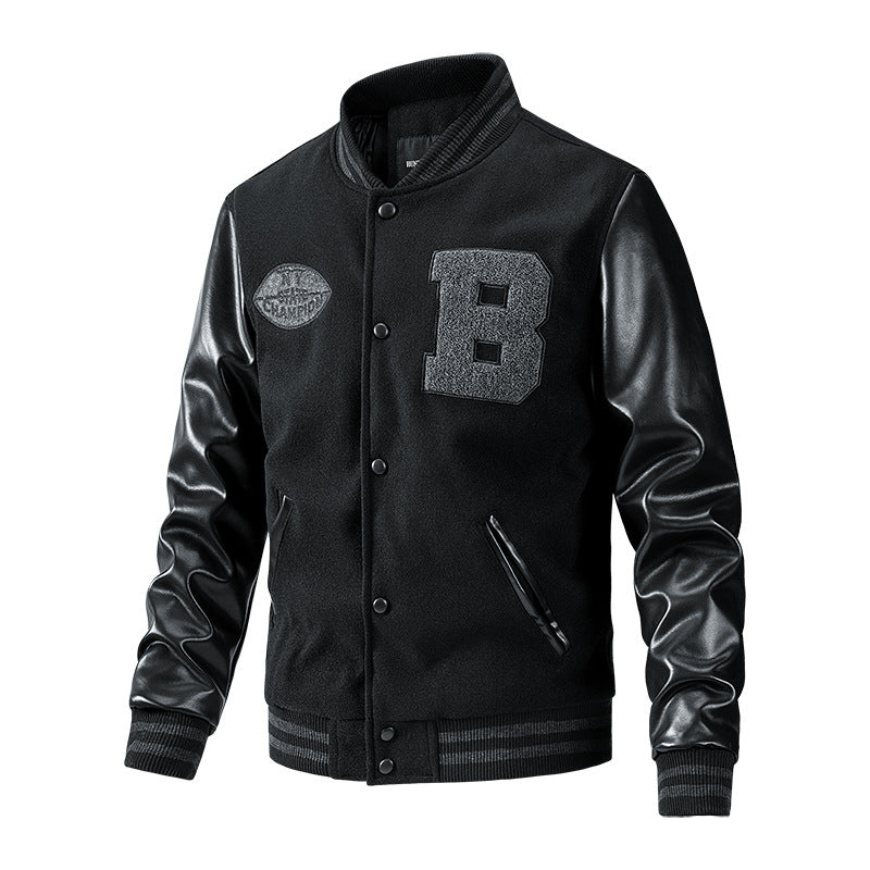 Veste homme épaisse à col rabattu – M à 3XL