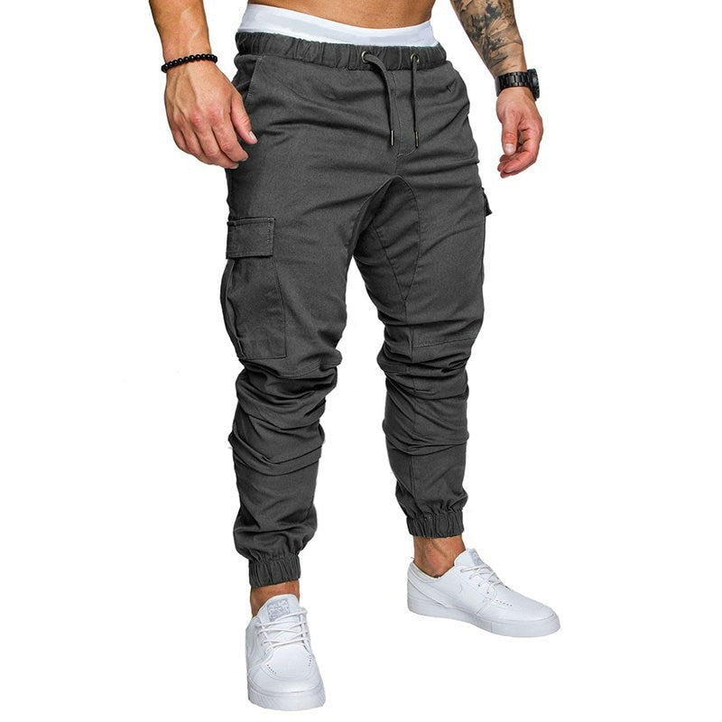Pantalon Harem Jogger Hip Hop Homme – Multi-poches, Taille Élastique