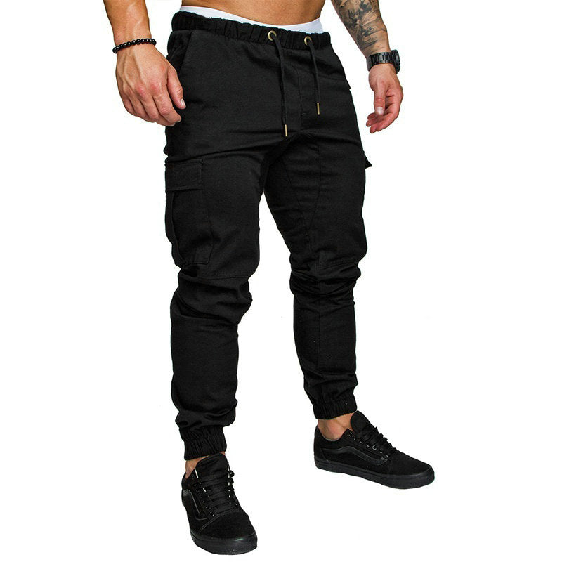 Pantalon Harem Jogger Hip Hop Homme – Multi-poches, Taille Élastique