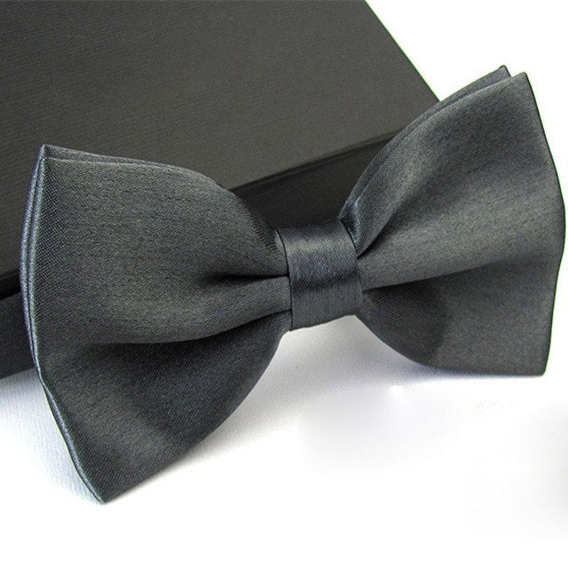 Fliege für Herren aus Satin – verstellbare Schleife für Hochzeit & Abendveranstaltungen