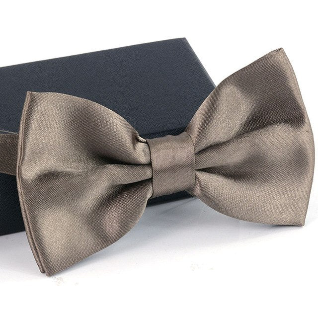 Fliege für Herren aus Satin – verstellbare Schleife für Hochzeit & Abendveranstaltungen
