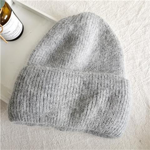 Kaninchenfell-Mütze – Koreanischer Stil Warm Unisex Herbst Winter