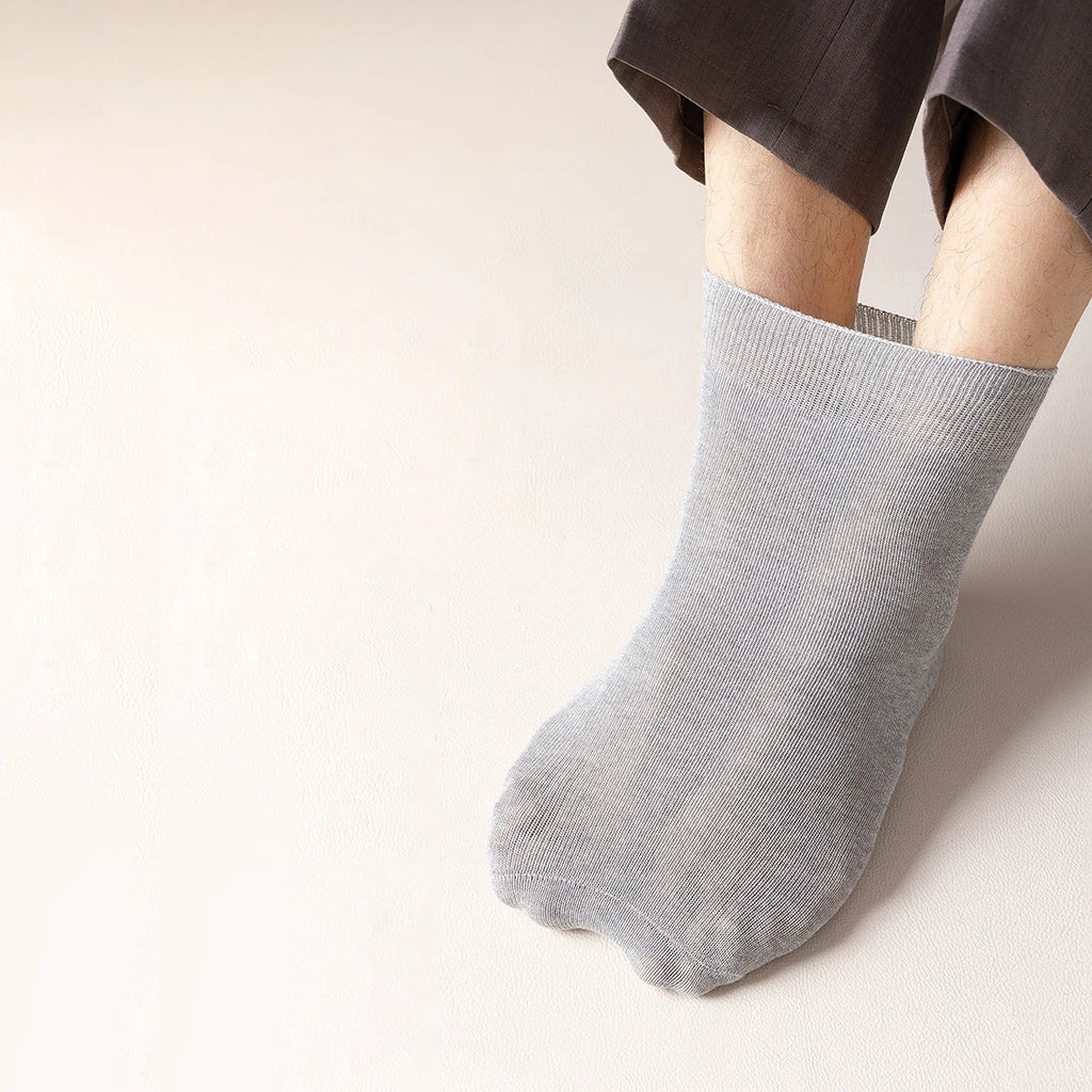 Lot de 6 paires de chaussettes en coton à bord souple