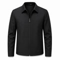 Veste homme zippée à col rabattu