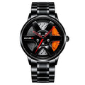 Nibosi Herrenuhr Sportfelgen-Design — Quarz, Wasserdicht, Luxuriöser Racing-Stil