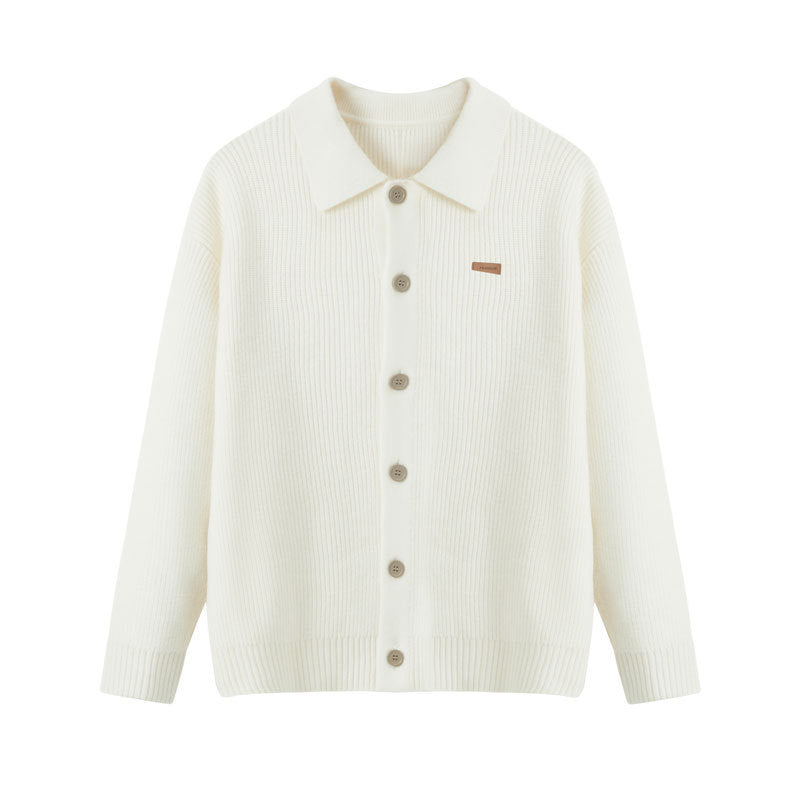 Cardigan Homme en Maille – Col Rabattu et Boutons