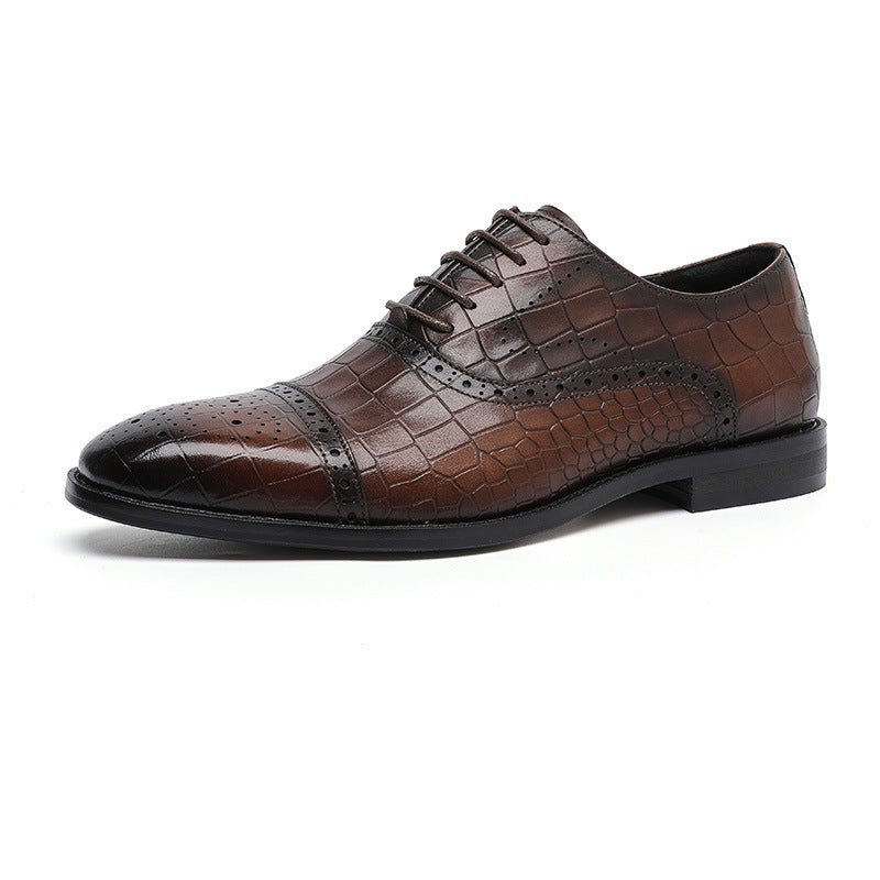 Chaussures Oxford Homme – Cuir Véritable, Confortables, Style Business & Formel
