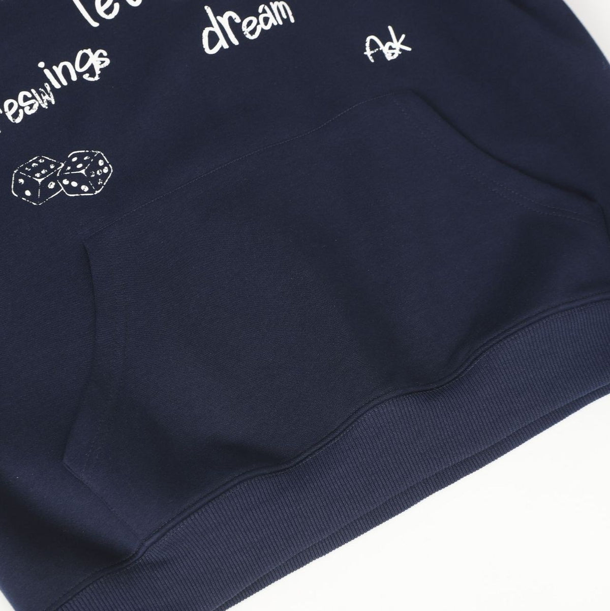 Sweat homme à capuche imprimé à inscriptions, coupe ample