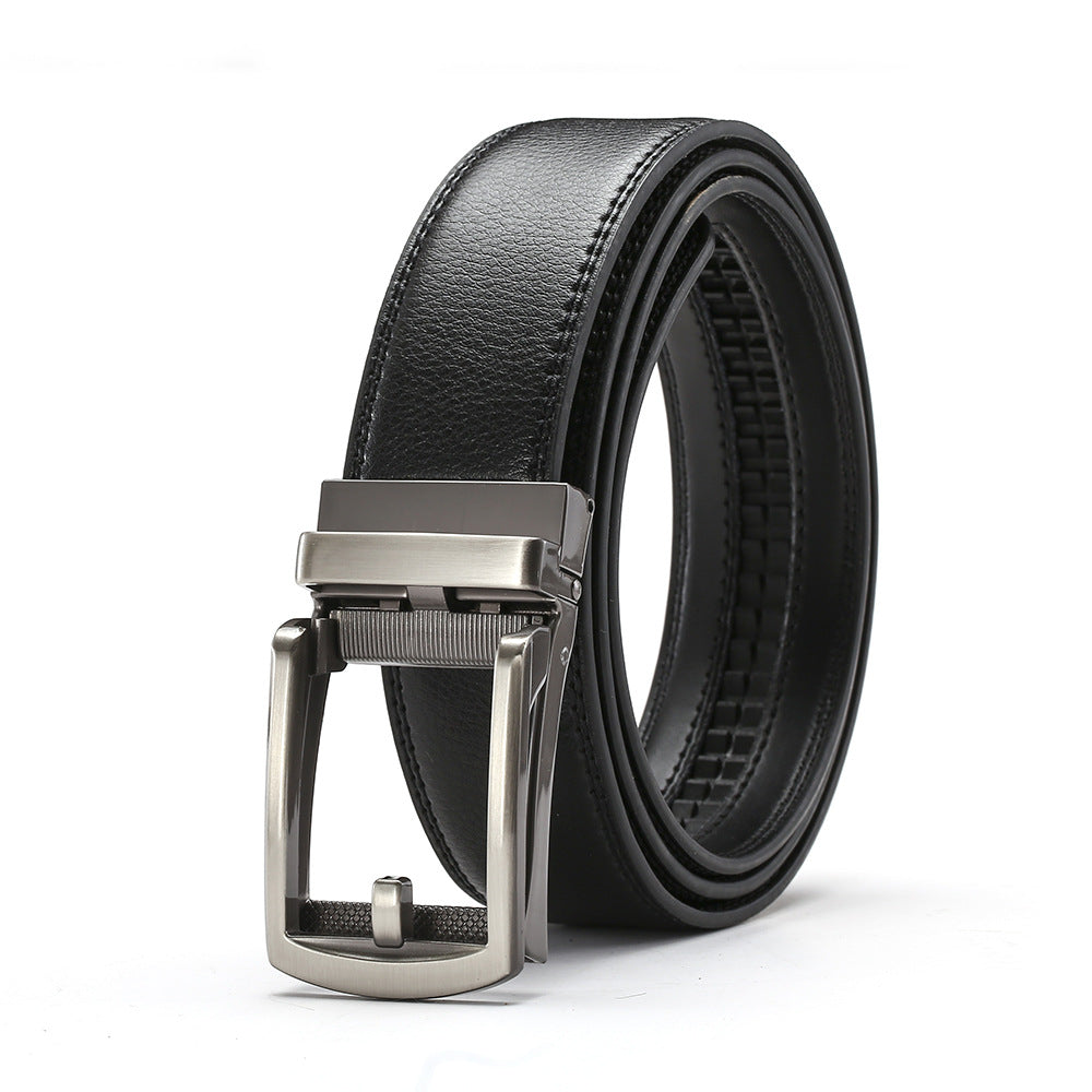 Ceinture Homme Cuir Véritable – Boucle Automatique, Multiples Couleurs & Tailles