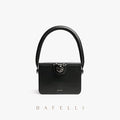 BAFELLI – Sac en cuir de vachette à fermoir tête de chat