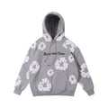 Autumn Winter New High Street Cotton Foaming Printed Letter Embroidered Casual Hoodie