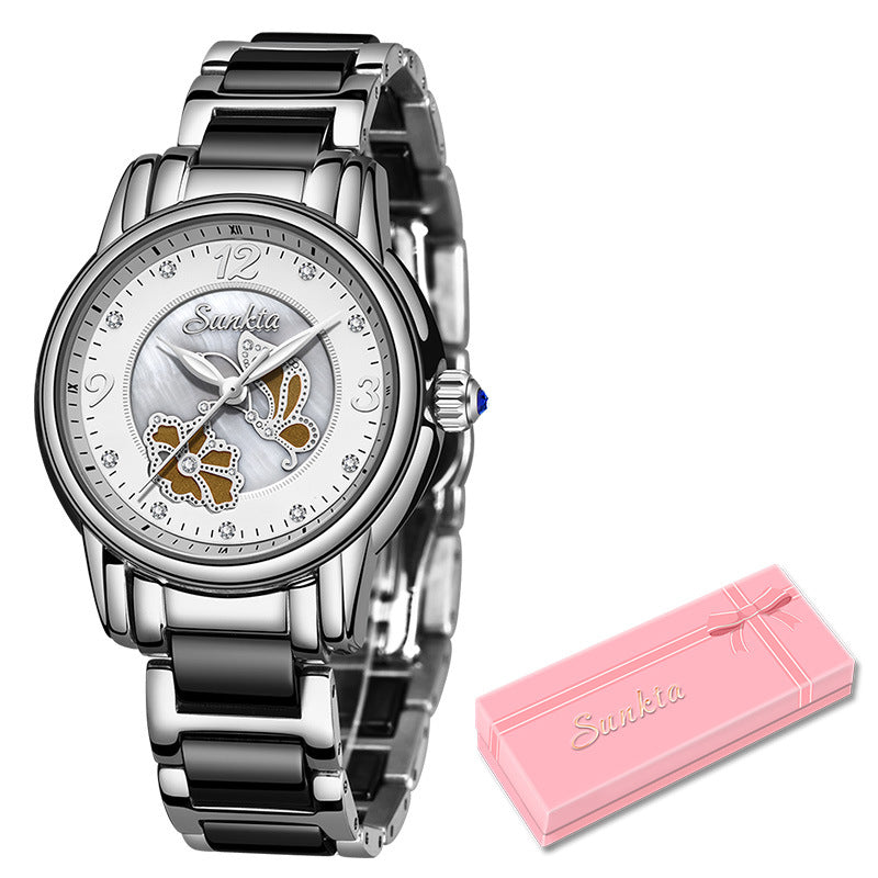 Lige – Montre Céramique Femme Élégante Waterproof