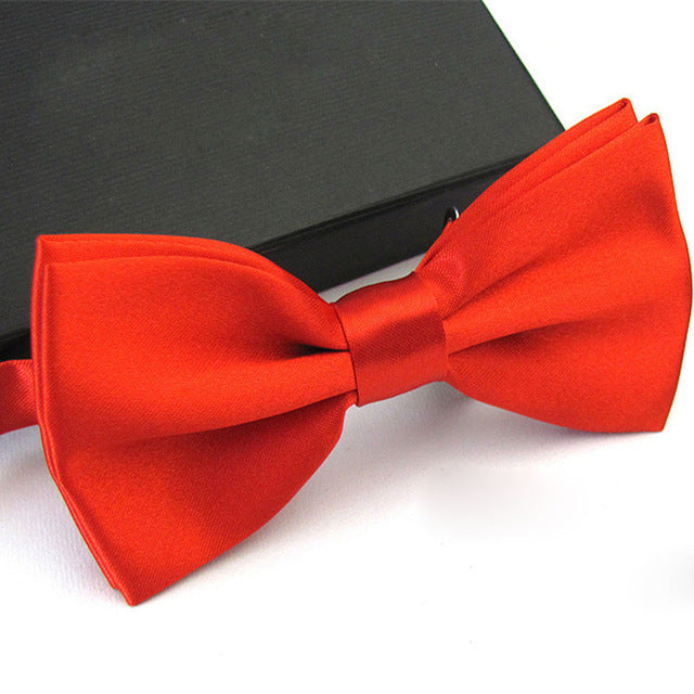 Fliege für Herren aus Satin – verstellbare Schleife für Hochzeit & Abendveranstaltungen