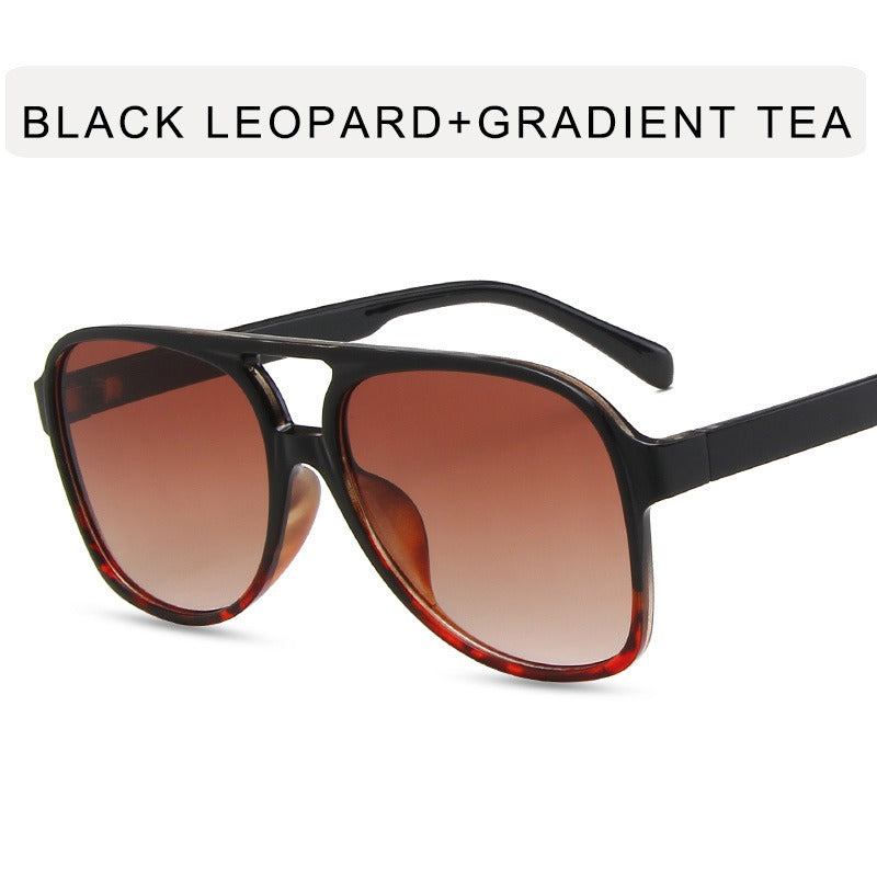 Ocean Sonnenbrille mit großem Rahmen – Trendiger Frosch-Stil, PC-Fassung
