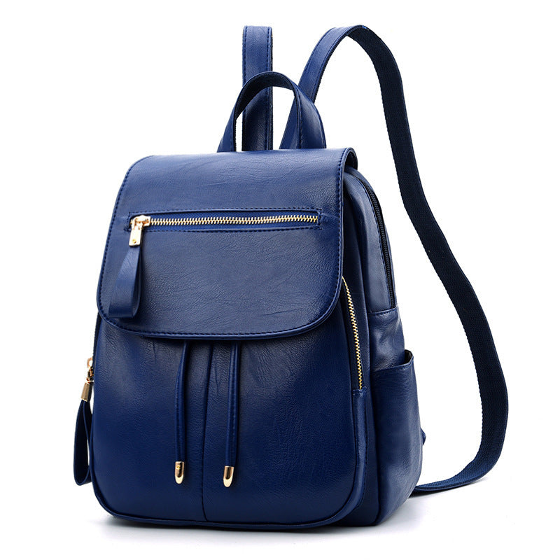 Sac à dos de voyage en cuir souple