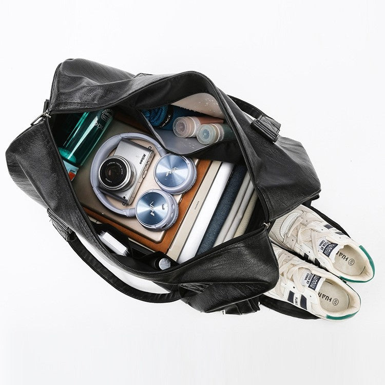 Sac de Sport & Voyage Unisexe – PU Imperméable, Séparation Sec-Humide, Grande Capacité
