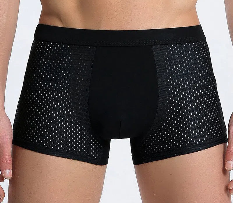 Boxer homme en maille ajourée – À l’unité ou lot de 4